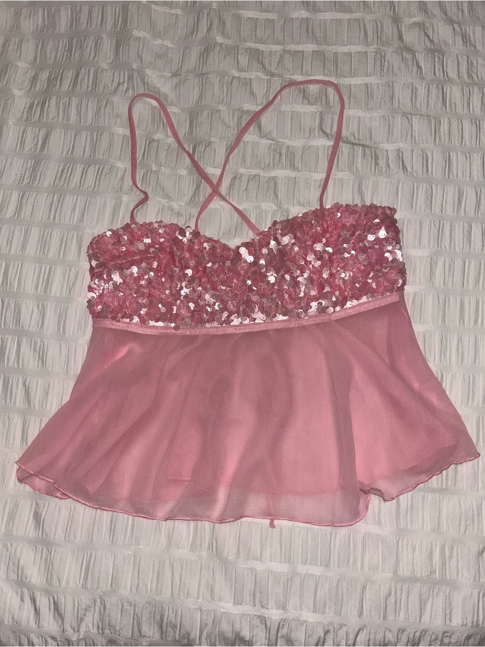 Pink Sequins Top - Picture 2 of 4